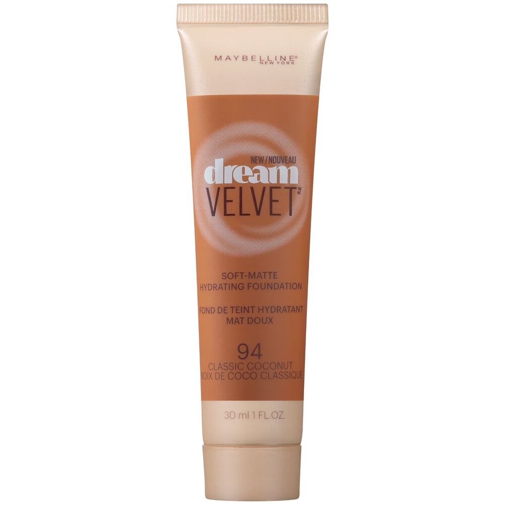 Maybelline Dream Velvet Soft-Matte Hydrating Foundation 94 Classic Coconut, new - Picture 1 of 2